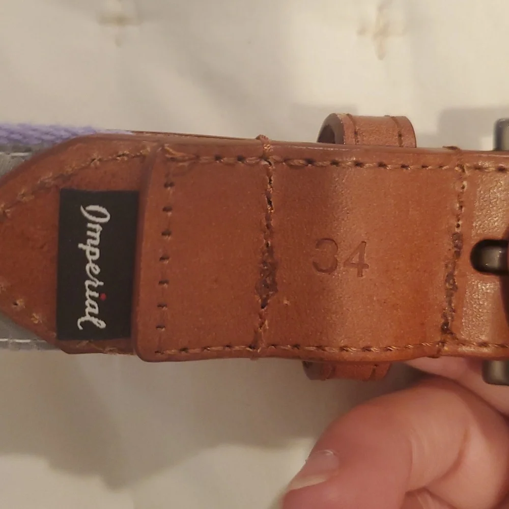 High Point University (HPU) Imperial Belt Size 34 Men